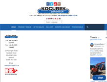Tablet Screenshot of kocurek.com